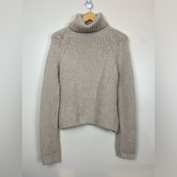 TOAST 99% CASHMERE KNIT SUPER SOFT COZY ROLL NECK SWEATER QUIET LUXURY COMFY - Picture 6 of 11